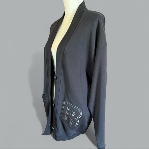 REEBOK Team Cardigan, Women’s Sweatshirt/ Cardigan, Letterman, NEW - Picture 3 of 6